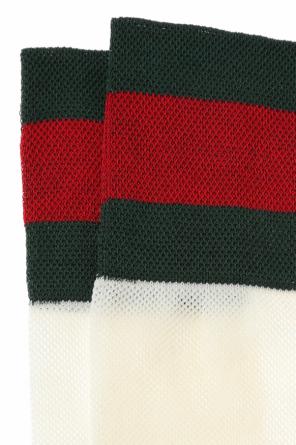 'web' stripe long socks, zdjęcie 2 'web' stripe long socks od Gucci